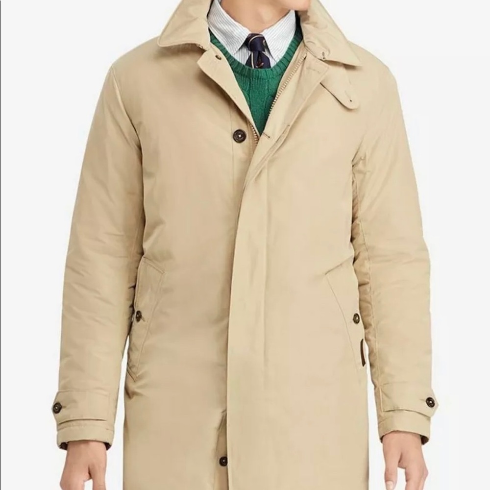 🆕Polo Ralph Lauren 🏇Water Repellent Commuter Coat Khaki Big & Tall Size 1XB